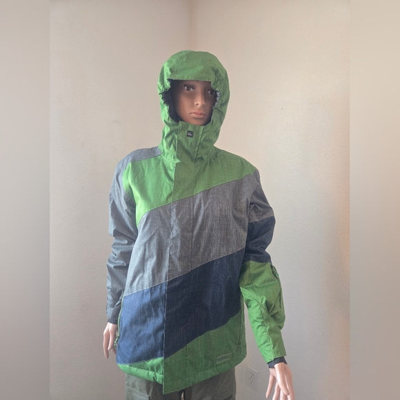 Brand New- Quiksilver Utility Collection Snow/Rain Jacket Quiktech 10.000MM - Picture 1 of 11